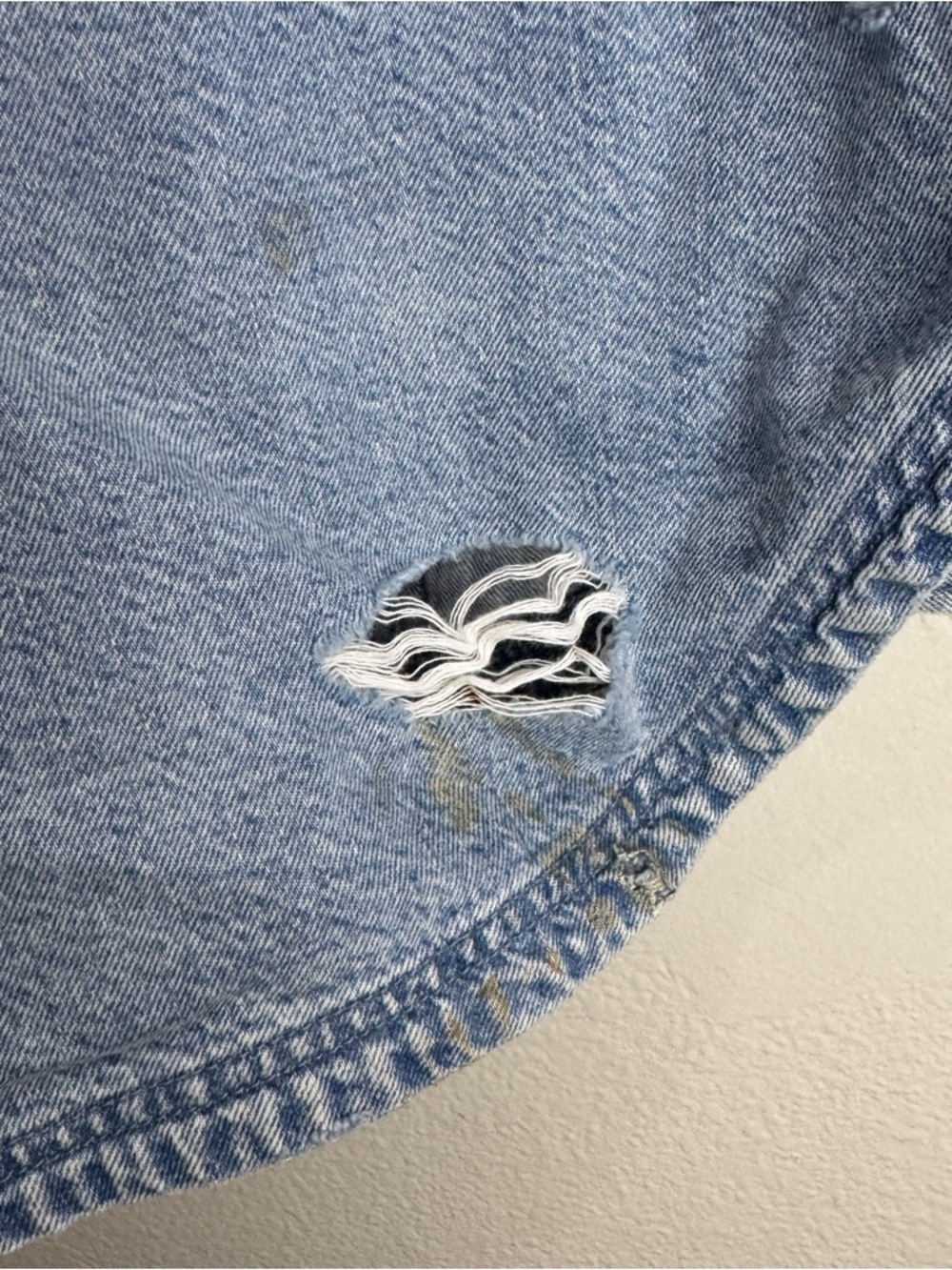 Offline By Aerie Denim Shirt Jacket Size Small - Picture 8 of 12